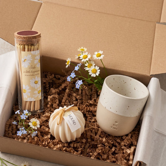 Gaveæske – Me Time & Cozy Candle